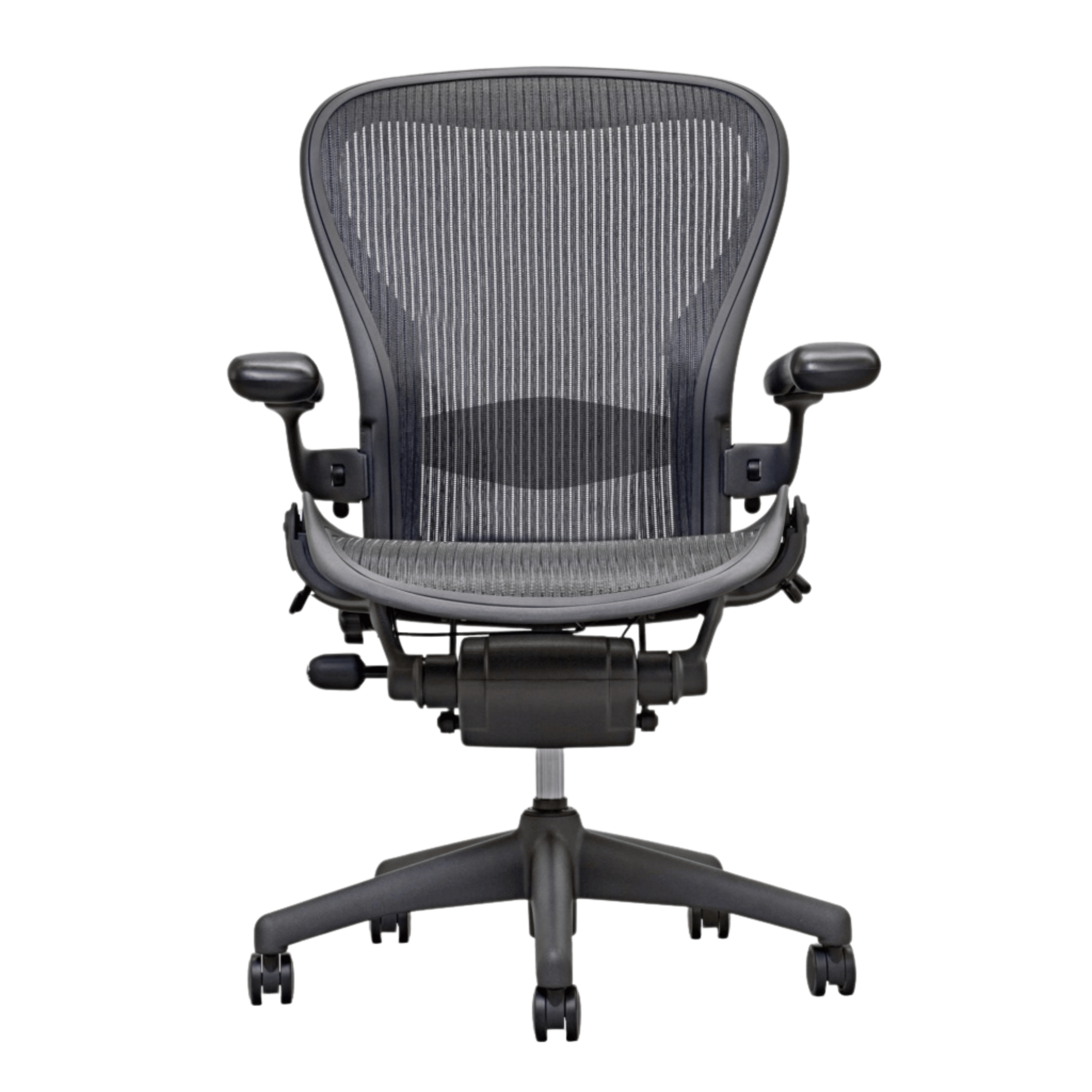 Herman Miller Aeron Office Chair (Fully Adjustable) Graphite/Black - Size B - Excellent